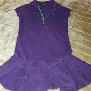 Purple Ralph Lauren Girls Dress Sz 7